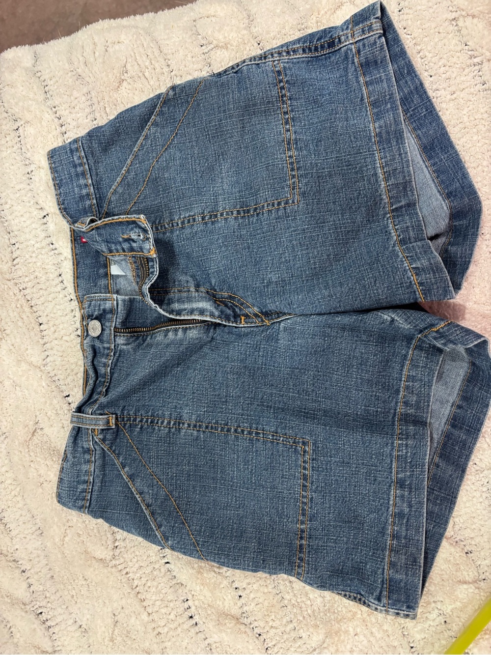 Levi's Blue Denim Ankle-Length Cropped Jeans